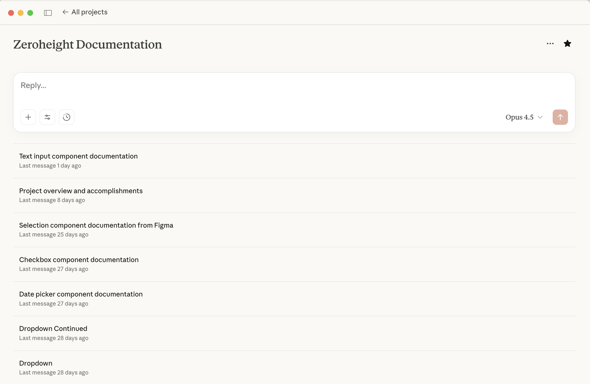 Claude AI agent generating Zeroheight documentation