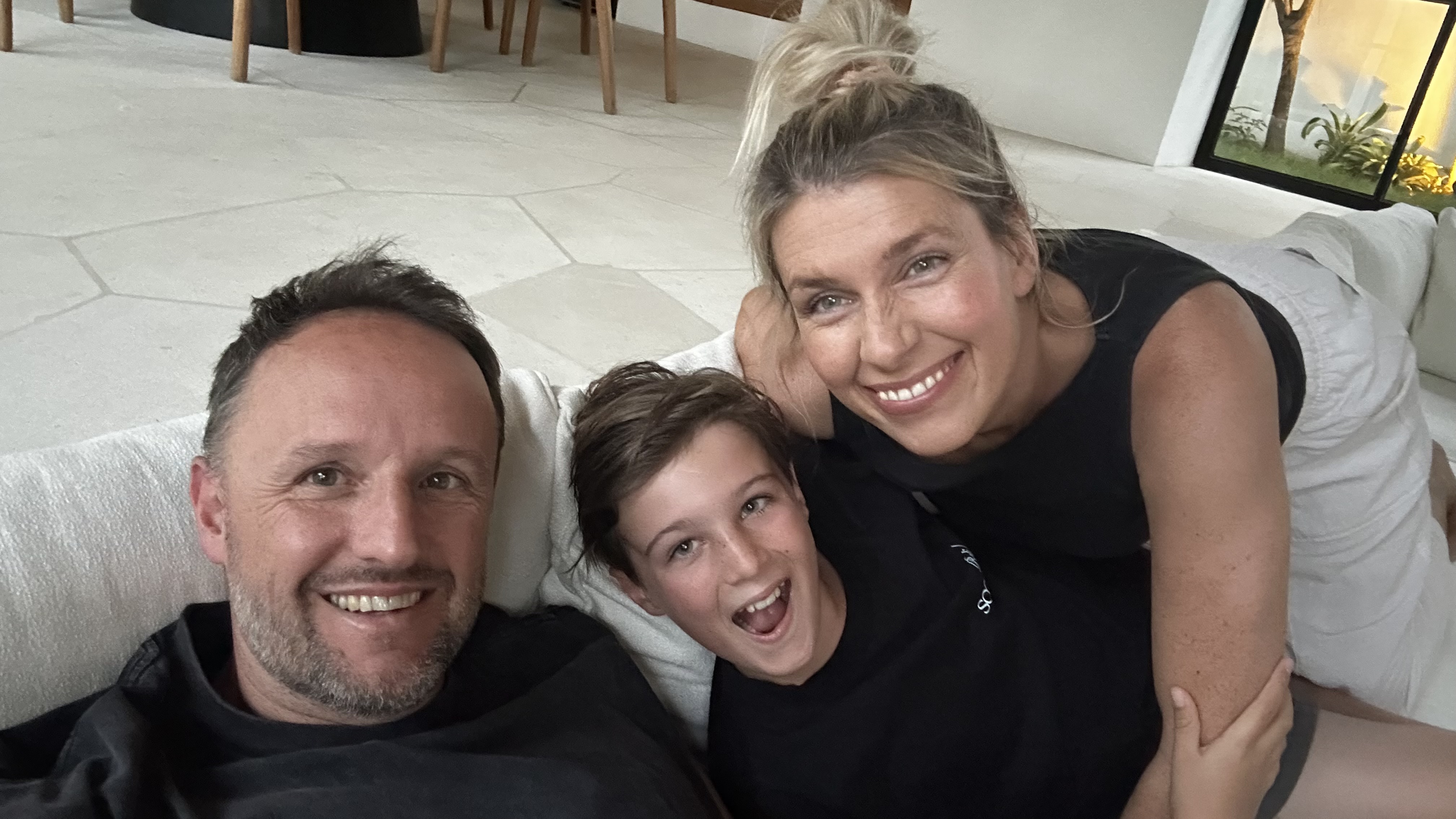 Matthew with his family